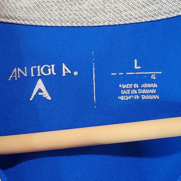 Antigua Kansas City Royals Long Sleeve Pullover 1/4 Zip Embroidered Logo L - Picture 5 of 8